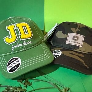 John Deere Green Toddler Hat Bundle